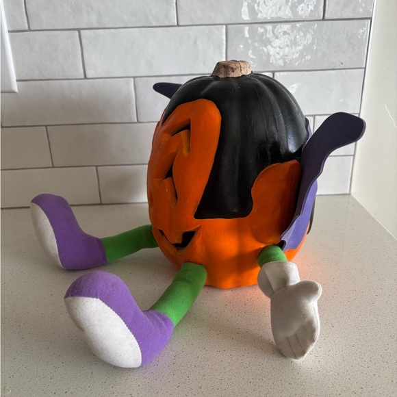 Halloween Dracula Pumpkin Jack O'Lantern Foam 1998 Paper Magic Group - Picture 2 of 6